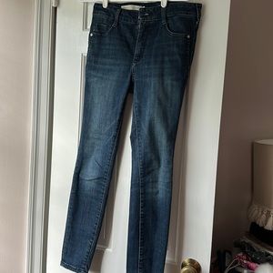 Anthro Pilcro and the Letterpress high-rise denim legging